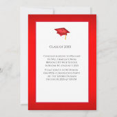 Ajouter Votre Photo Graduation Party Invitation (Dos)