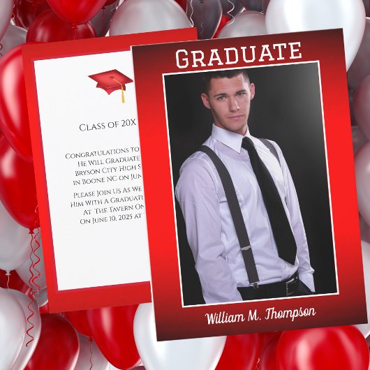 Ajouter Votre Photo Graduation Party Invitation