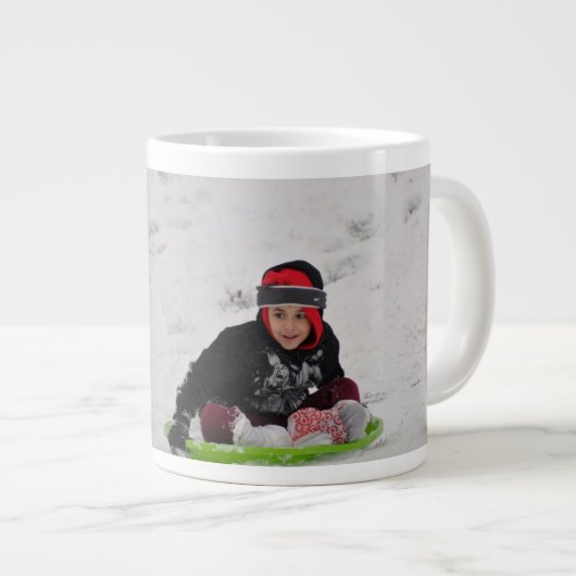 Ajouter Votre Photo - Jumbo Mug (Devant droit)