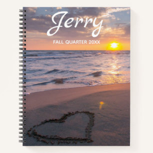 Ajouter VOTRE photo(s) Nom Ocean Sunset Carnet