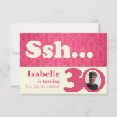 Ajouter votre photo ssh surprise invitation de 30e (Devant)