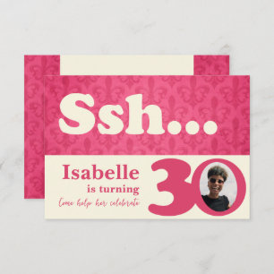 Ajouter votre photo ssh surprise invitation de 30e
