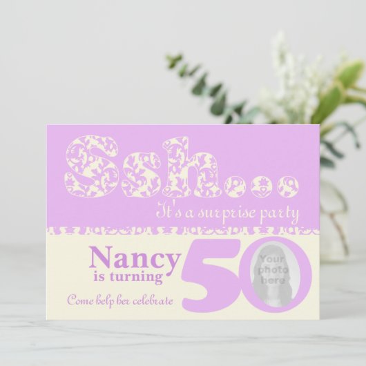 Ajouter votre photo ssh surprise invitation de 50e (Debout devant)