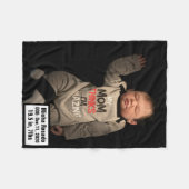 Ajouter Votre Photo / Texte - Couverture En Toison (Devant (Horizontal))