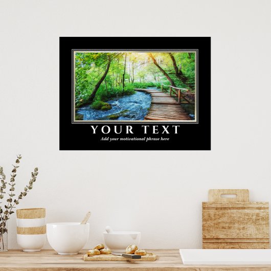 Ajouter Votre Poster Photo Texte Inspirant (Cuisine)