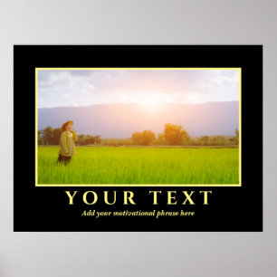 Ajouter Votre Poster Photo Texte Inspirant