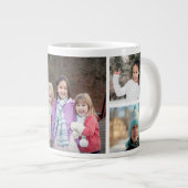 Ajouter votre propre 5 photo Collage de café Mug (Devant droit)