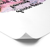 ajouter votre propre affiche aquarelle (Coin)