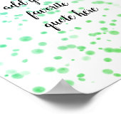 ajouter votre propre affiche aquarelle (Coin)