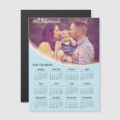 Ajouter Votre Propre Calendrier Photo 2024 | Carte (Devant / Derrière)