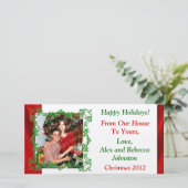 Ajouter votre propre carte de vacances personnalis (Debout devant)