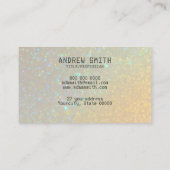 Ajouter votre propre Carte de visite d'opale d'ima (Dos)