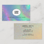 Ajouter votre propre Carte de visite d'opale d'ima (Devant / Derrière)