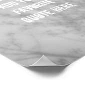 ajouter votre propre devis poster nature art (Coin)