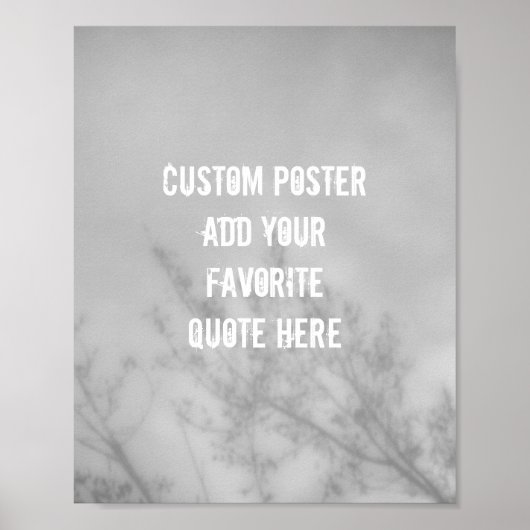 ajouter votre propre devis poster nature art (Devant)