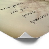 ajouter votre propre devis poster nature art (Coin)