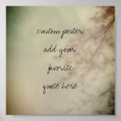 ajouter votre propre devis poster nature art (Devant)