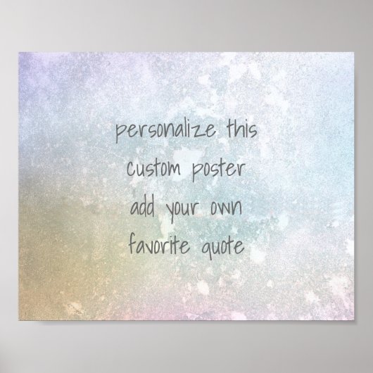 ajouter votre propre devis poster personnalisé cou (Devant)