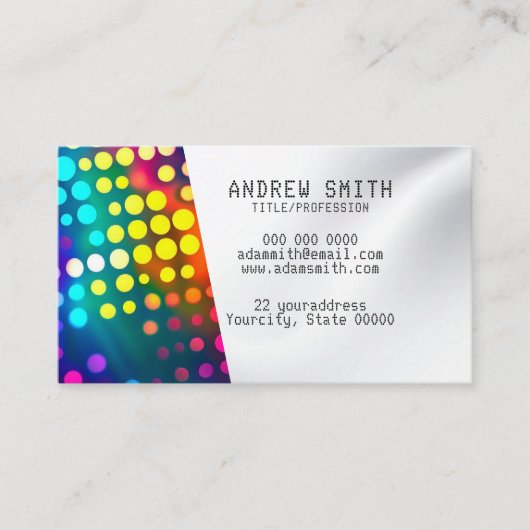 Ajouter votre propre image Carte de visite braille (Devant)