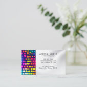 Ajouter votre propre image Carte de visite braille (Debout devant)