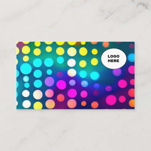 Ajouter votre propre image Carte de visite braille (Dos)