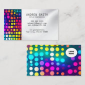 Ajouter votre propre image Carte de visite braille (Devant / Derrière)