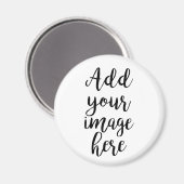 Ajouter votre propre image personnalisable aimant (Recto/Verso)