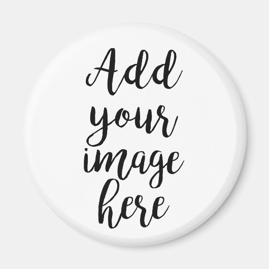 Ajouter votre propre image personnalisable aimant (Devant)