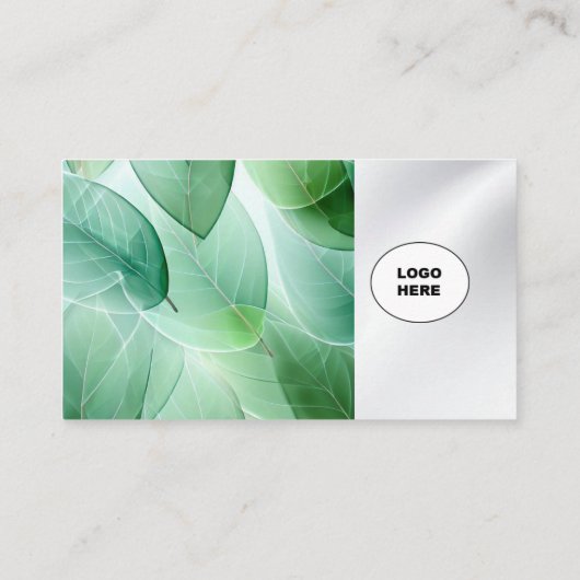 Ajouter votre propre image plantable Carte de visi (Dos)