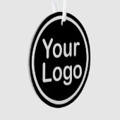 Ajouter votre propre logo | Arrière - plan noir (devant)