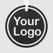 Ajouter votre propre logo | Arrière - plan noir (dos)