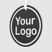 Ajouter votre propre logo | Arrière - plan noir (devant)