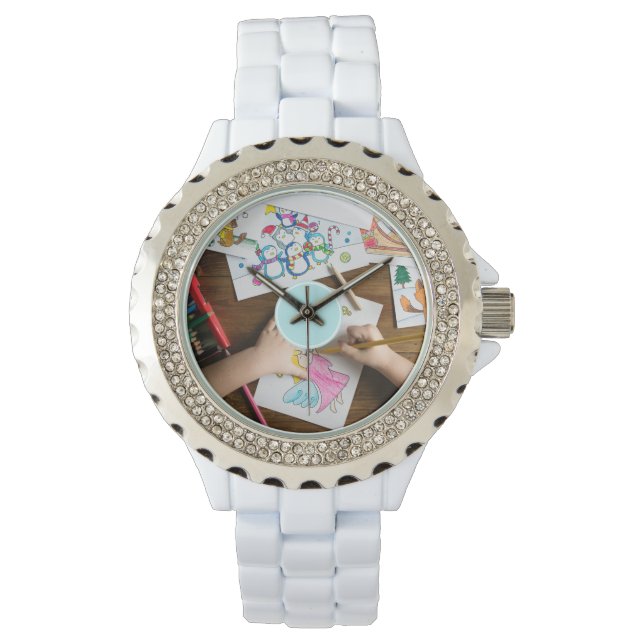 Ajouter votre propre photo montre personnalisable (devant)
