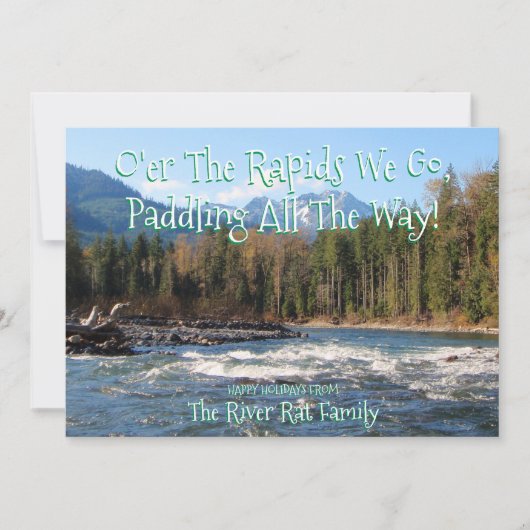 Ajouter votre propre photo River Runners Carte de  (Devant)