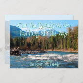 Ajouter votre propre photo River Runners Carte de  (Devant / Derrière)