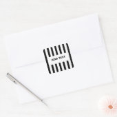 Ajouter votre propre texte à des autocollants réfé (Enveloppe)