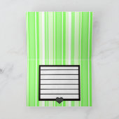 Ajouter Votre Propre Texte Grilles Vertes Carte An (Intérieur)