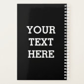 Ajouter votre propre texte personnalisé ici noir e (Dos)