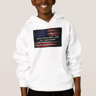 Ajouter votre propre texte sur grunge American fla