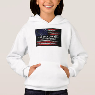 Ajouter votre propre texte sur grunge American fla