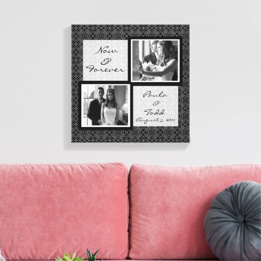 Ajouter votre propre toile Mariage photo enrobée (Insitu(Salon))