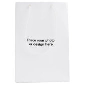 ajouter votre sac cadeau moyen design (Devant)