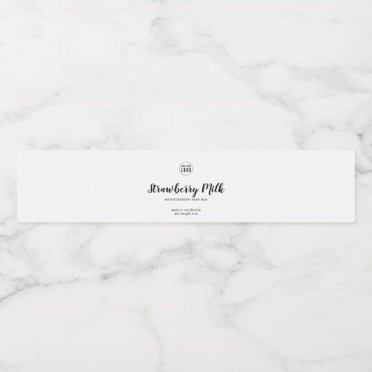 Ajouter votre script de logo et Étiquette de produ (Étiquettes simples)