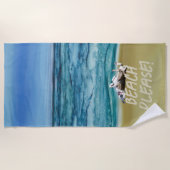 Ajouter Votre Serviette De Plage Pup (Devant)
