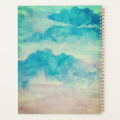 Ajouter votre texte Aquarelle Beau Ciel Bleu (Dos)