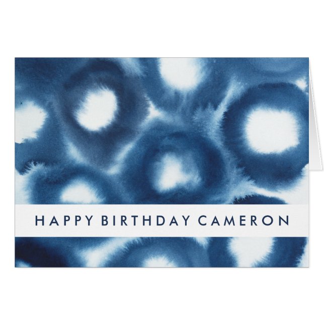 Ajouter votre texte | Cercles d'impression d'aquar (Devant horizontal)