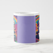Ajouter Votre Texte Jumbo Mug Texte Personnalisé M (Devant)