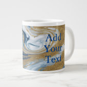 Ajouter Votre Texte Jumbo Mug Texte Personnalisé M (Devant droit)