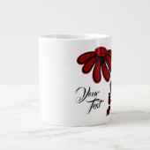 Ajouter Votre Texte Ladybug Gig Jumbo Mug (Devant)