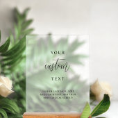 Ajouter Votre Texte Personnalisé, Mariage Chic Sty